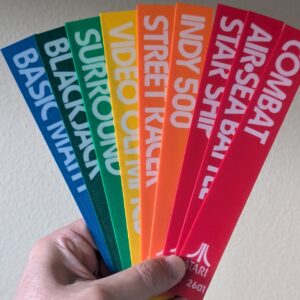 Atari 2600 Game Bookmarks - Set of 9